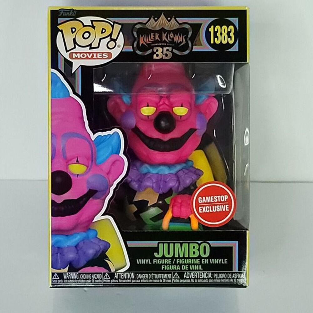 Funko Pop 1383 Jumbo Blacklight 35 Year Killer Klowns From Outerspace Gamestop
